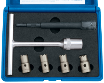Draper DISC6 Draper Expert Diesel Injector Seat Cutter Set (6 Piece) - Code: 30823 - Pack Qty 1
